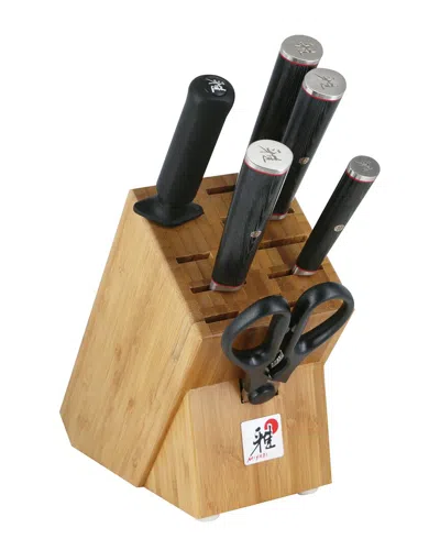 Miyabi Kaizen Ii 7pc Knife Block Set In Multi