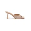 MIYANA BERLIN WOMEN'S LEVA MULES IN NEUTRALS WITH CRYSTALS