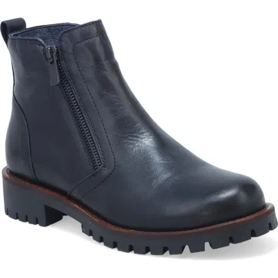 Miz Mooz Alise Block Heel Bootie In Blue