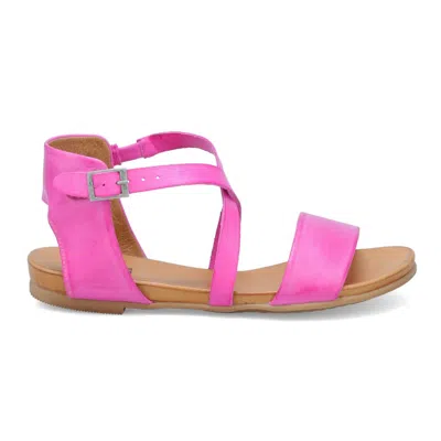 Miz Mooz Aster Buckle Sandal In Pink