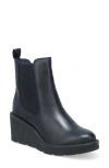 Miz Mooz Averie Platform Wedge Bootie In Blue