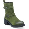 Miz Mooz Bethani Moto Bootie In Forest Suede
