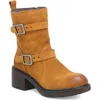 Miz Mooz Bethani Moto Bootie In Wheat Suede