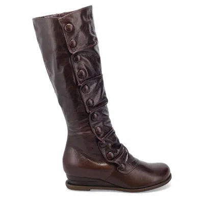 Miz Mooz Bobbie Wide Calf Mid-calf Boot In Brown