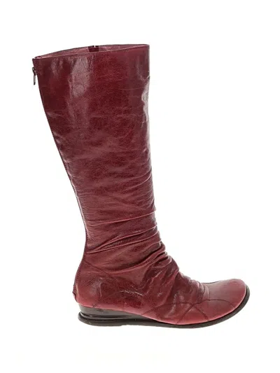 Pre-owned Miz Mooz Boots In Red