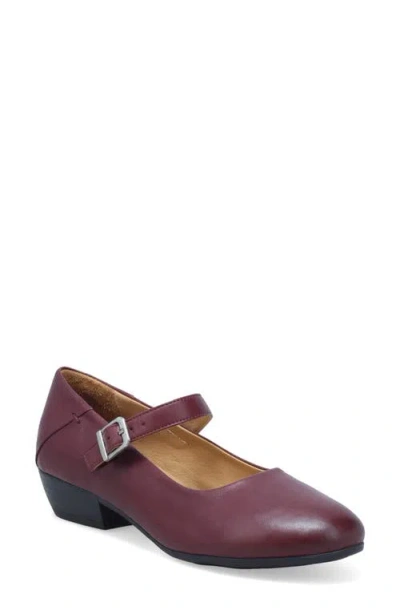 Miz Mooz Cadie Mary Jane Pump In Burgundy