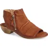 Miz Mooz Carla Peep Toe Bootie In Brandy