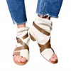 Miz Mooz Cassidy Leather Sandal In Linen In White