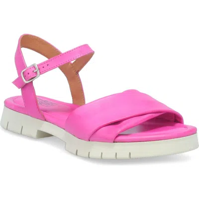 Miz Mooz Caylee Lug Sole Sandal In Fuchsia