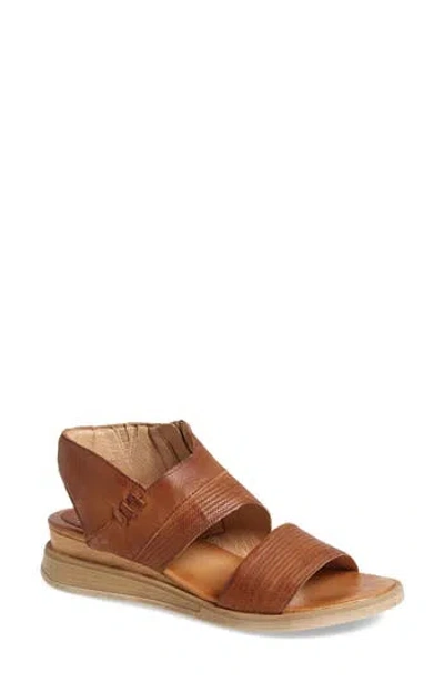 Miz Mooz Cece Slingback Wedge Sandal In Brandy