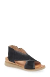 Miz Mooz Claudio Wedge Sandal In Black