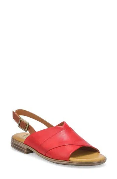 Miz Mooz Dorothy Slingback Flat In Scarlet