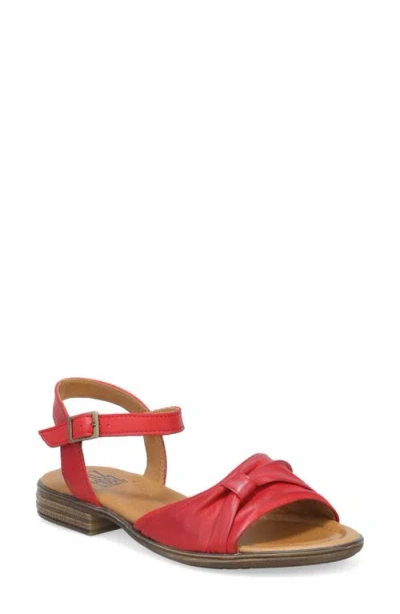 Miz Mooz Dorra Ankle Strap Sandal In Red