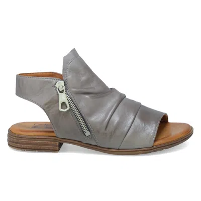 Miz Mooz Dylan Leather Sandal In Gray