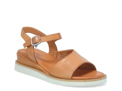 Miz Mooz Elias Wedge Sandal In Brown
