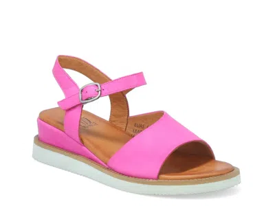 Miz Mooz Elias Wedge Sandal In Pink