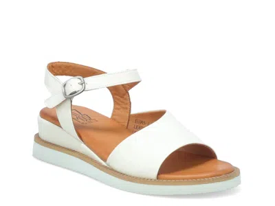Miz Mooz Elias Wedge Sandal In White