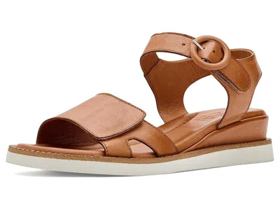 Miz Mooz Eva Wedge Sandals In Brown