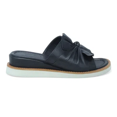 Miz Mooz Evy Wedge Sandal In Black