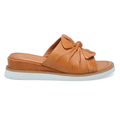 Miz Mooz Evy Wedge Sandal In Brown