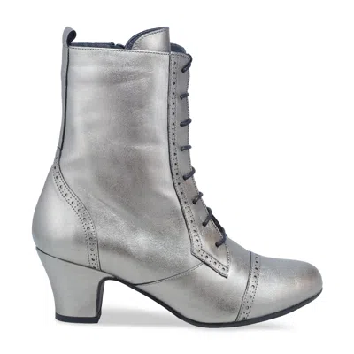 Miz Mooz Flicka Victorian Inspired Pumps In Gray