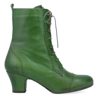 Miz Mooz Flicka Victorian Inspired Pumps In Green