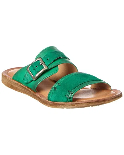Miz Mooz Florra Leather & Suede Sandal In Green