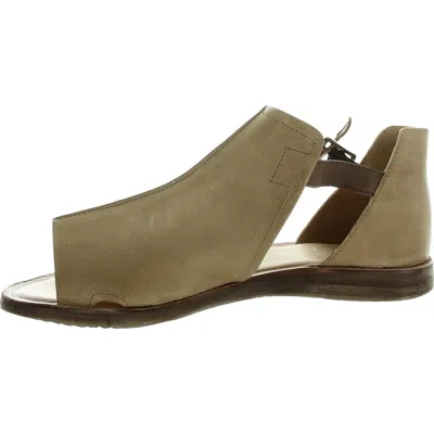 Miz Mooz Found Womens Cut-out Leather Fisherman Sandals In Beige
