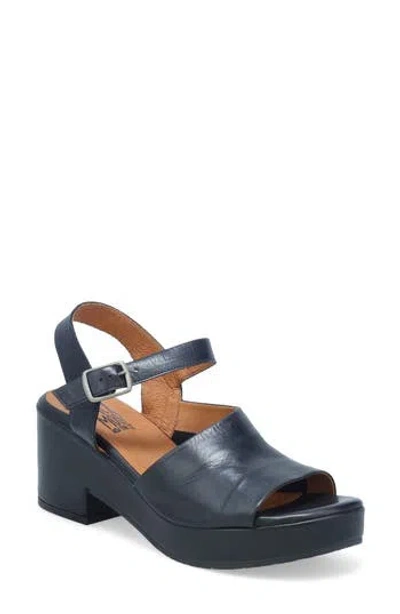 Miz Mooz Gaia Block Heel Sandal In Black