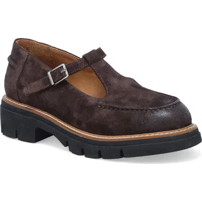 Miz Mooz Garrett Lug Sole Mary Jane In Brown