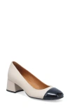Miz Mooz Gilda Cap Toe Pump In Neutral
