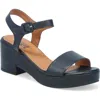 Miz Mooz Gillie Block Heel Platform Sandal In Black