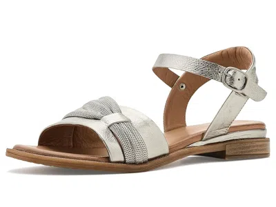 Miz Mooz Gradie Flat Sandals In Silver