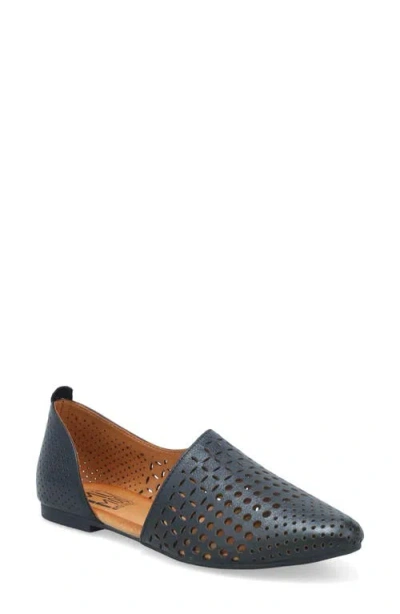 Miz Mooz Gwenna Half D'orsay Flat In Black