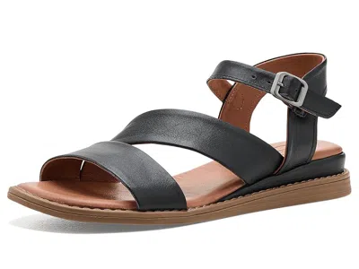 Miz Mooz Harmony Wedge Sandals In Black
