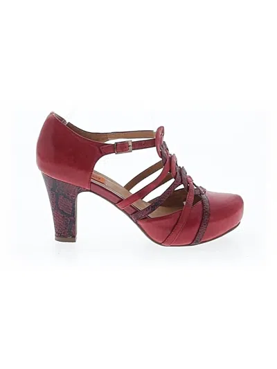 Pre-owned Miz Mooz Heels In Red