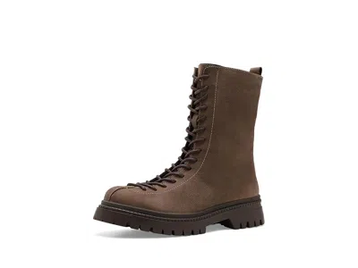 Miz Mooz Ivy Women's Boots Taupe: Eu 37 (us Women's 6.5-7) B - Medium, Leather/rubber In Brown