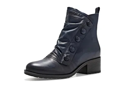Miz Mooz Joana Women's Boots Denim: Eu 40 (us Women's 9-9.5) B - Medium, Leather In Blue
