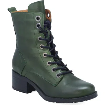 Miz Mooz Juke Lace Up Bootie In Green
