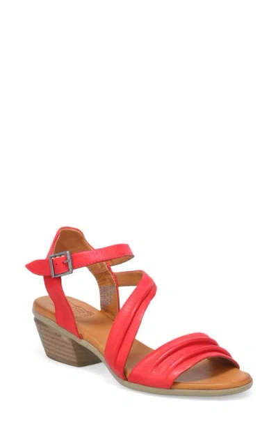 Miz Mooz Kailee Ankle Strap Sandal In Scarlet