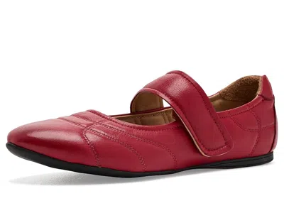 Miz Mooz Karin Women's Flat Shoes Red: Eu 40 (us Women's 9-9.5) B - Medium, Leather