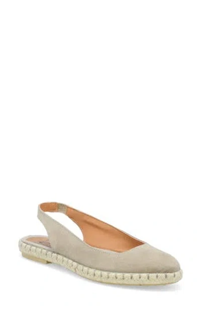 Miz Mooz Kiara Slingback Espadrille Flat In Gray