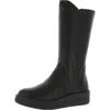 Miz Mooz Lear Womens Leather Zip Up Knee-high Boots In Black