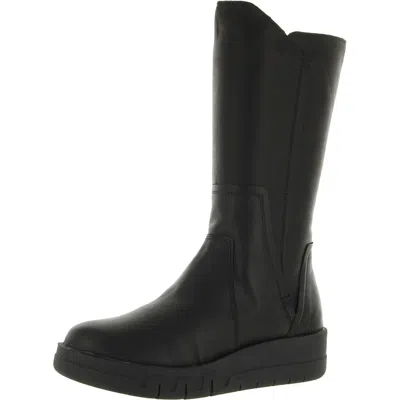 Miz Mooz Lear Womens Leather Zip Up Knee-high Boots In Black