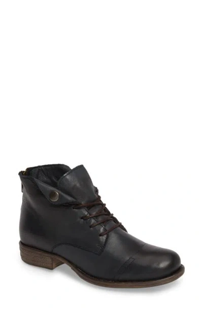 Miz Mooz Lennox Lace-up Bootie In Black