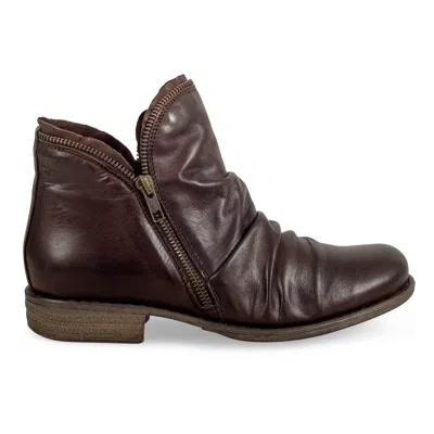 Miz Mooz Luna Ankle Bootie In Brown