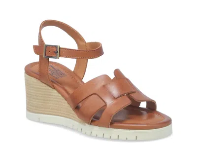 Miz Mooz Mackenzie Wedge Sandal In Brown