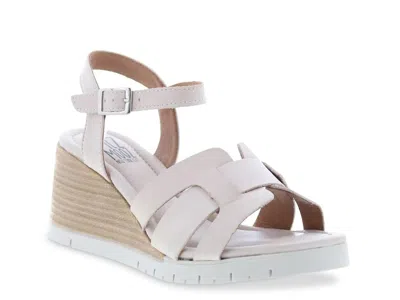 Miz Mooz Mackenzie Wedge Sandal In White