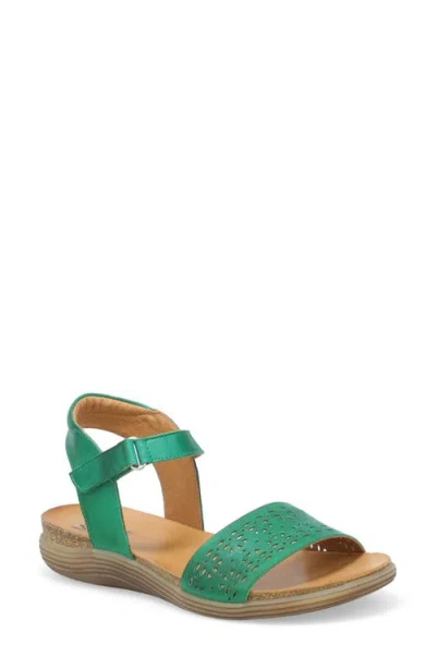 Miz Mooz Mave Ankle Strap Sandal In Emerald
