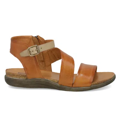 Miz Mooz Meadow Buckle Sandal In Brown